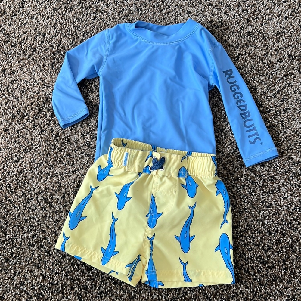 Boys rugged butts swim set